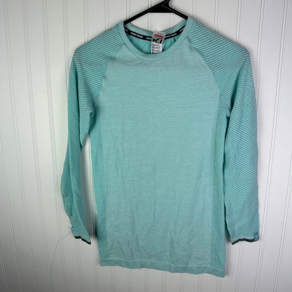 Kari Traa‎ Mint Green Athletic Long Sleeve Shirt SIze XS-S